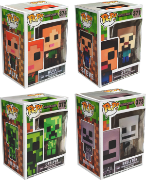 مجموعه فانکوپاپ 4 عددی ماینکرفت