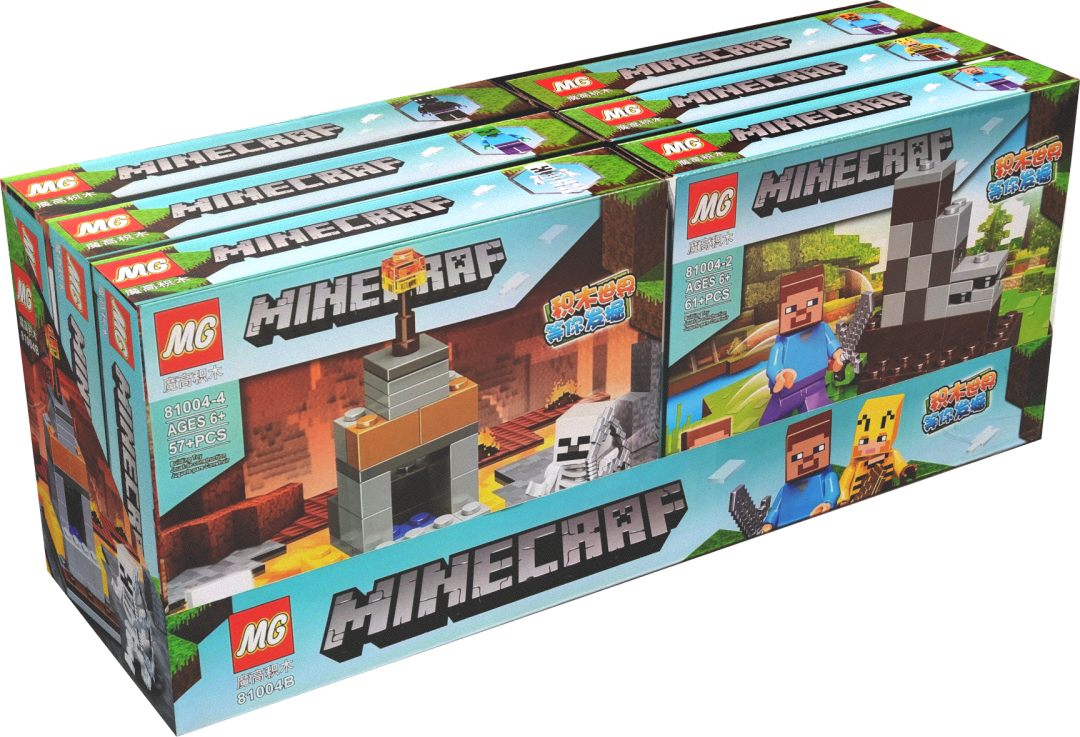 مجموعه لگو 6 عددی ماینکرفت
