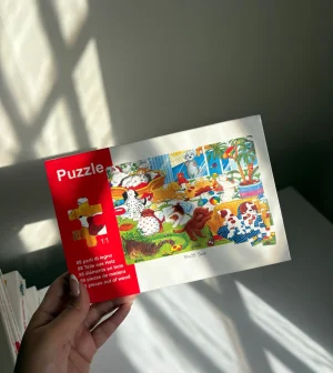 پازل طرح باغ سگ ها