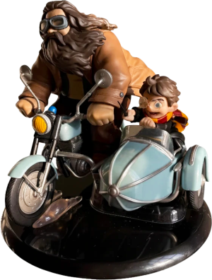 فیگور هری پاتر و هاگرید با موتور پرنده