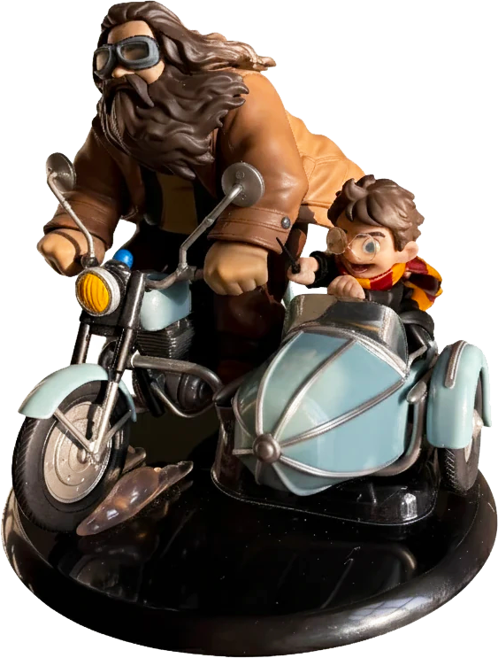 فیگور هری پاتر و هاگرید با موتور پرنده