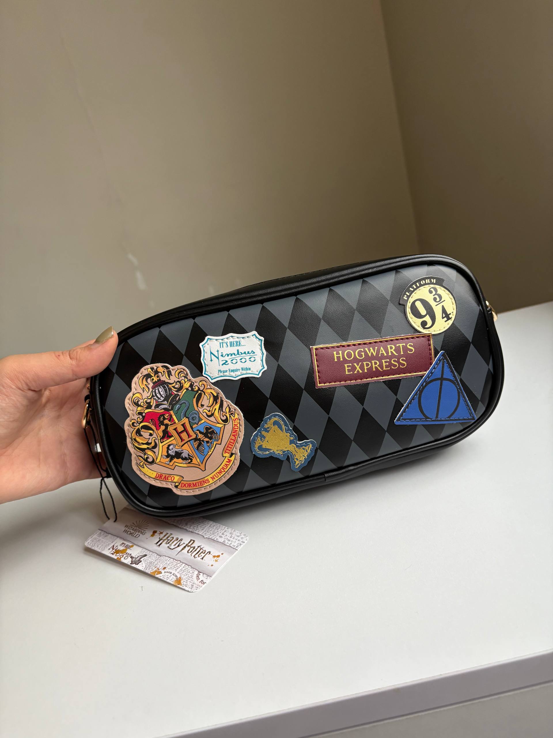 کیف طرح برچسب دار هری پاتر