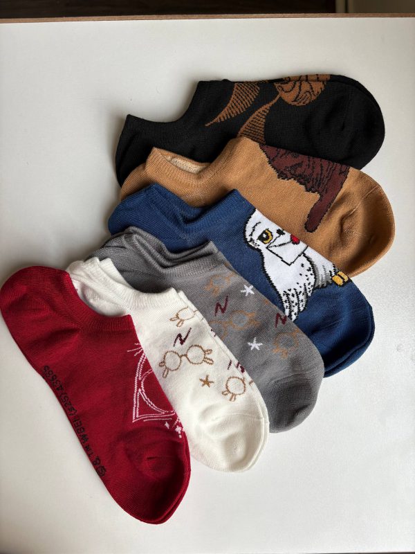 جوراب ساق کوتاه 6 تایی هری پاتر