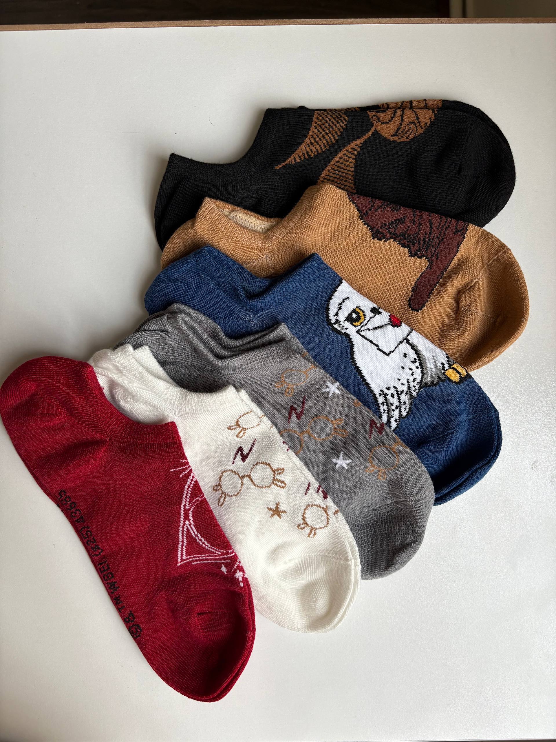 جوراب ساق کوتاه 6 تایی هری پاتر