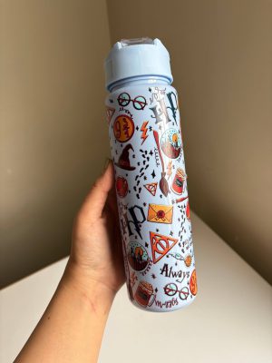 قمقمه آبی طرح هری پاتر